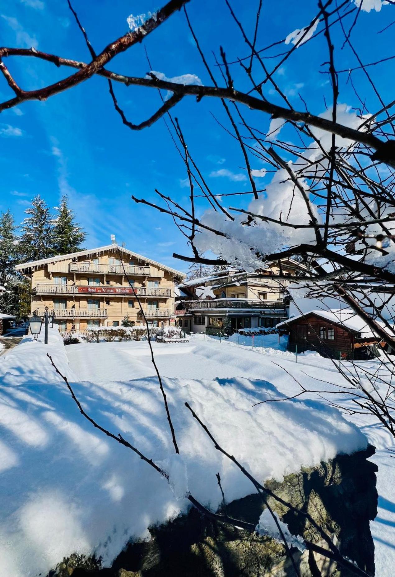 Au Vieux Moulin Hotell Megève Eksteriør bilde