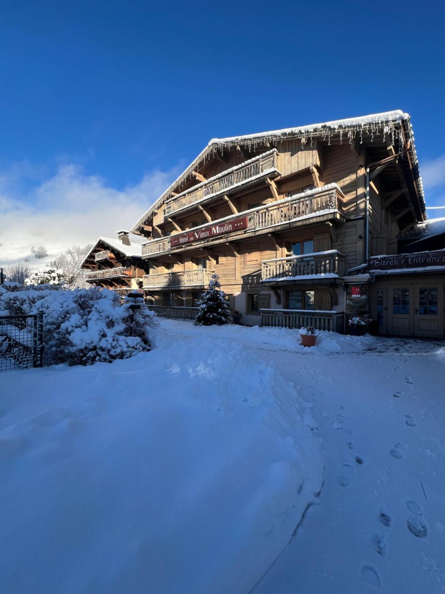Au Vieux Moulin Hotell Megève Eksteriør bilde