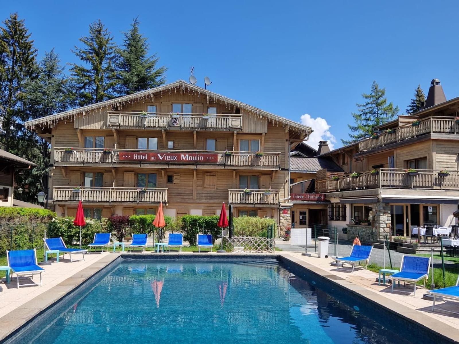 Au Vieux Moulin Hotell Megève Eksteriør bilde